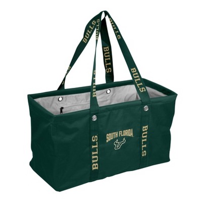 NCAA South Florida Bulls Strap Handbag: Polyester Tote, Sports Pattern