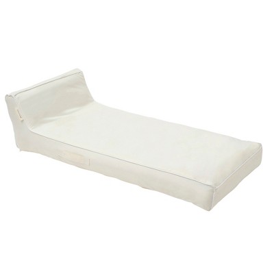 Sunnylife Luxe Lie-On Lounger - Casa Blanca - Inflatable Pool Float, Head Rest