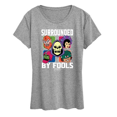 Women's - Masters of the Universe - Skeletor Surrounded By Fools Short Sleeve Graphic T-Shirt
