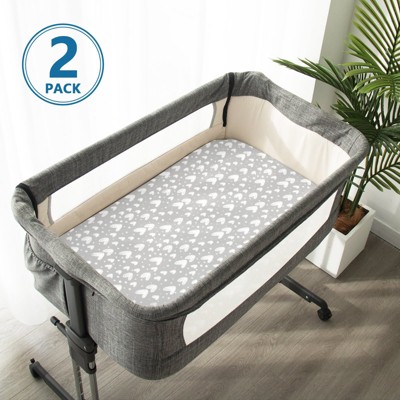 Biloban- Crib Sheets baby boy and baby girl,  Baby Bassinet Sheets Cotton, Bassinet sheets for boys and girls