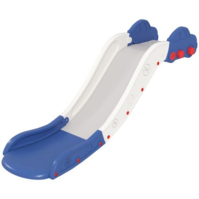 TopComfy Playground Slides Toddler Couch Slide with Extended Length for Indoor Outdoor Playroom, Blue, 68.9"*16.9"*28.7"