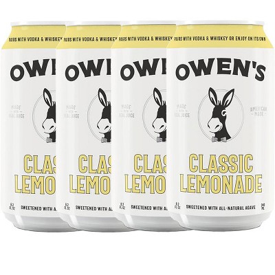 Owen’s Craft Mixers | Classic Lemonade | Handcrafted in the USA with Premium Ingredients | Vegan & Gluten-Free Soda Mocktail and Cocktail Mixer