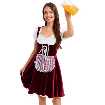Women's Velvet Knee-Length Mock Three-Piece Mini Dress for Party