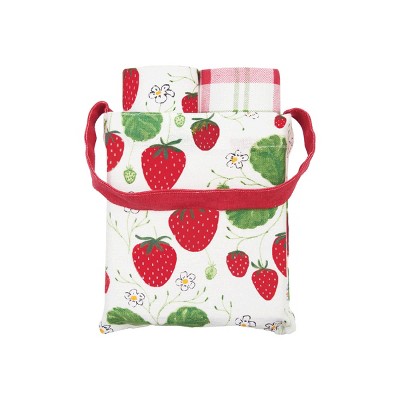 C&F Home Strawberry Patch Towel Gift Bag Set of 3