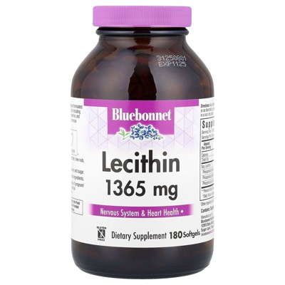 Bluebonnet Nutrition Lecithin, 180 Softgels