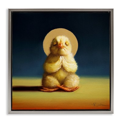 Stupell Industries Meditating Yoga Chick, 25" x 25"