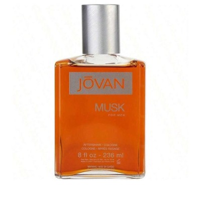 Jovan Musk By Jovan Men Pepper, Amalfi Lemon, Lime, Carnation, Lavender Aftershave Cologne 8 Oz