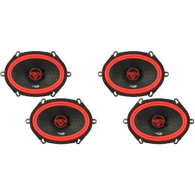 Cerwin Vega (2) Pair 6x8" Coaxial 4Ω Version OEM Speaker Upgrade Compatible with Select Ford Models