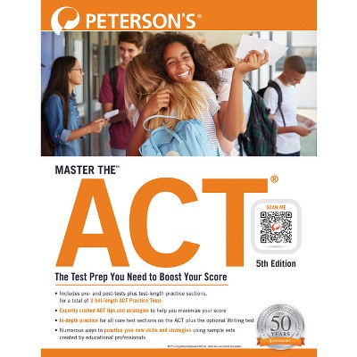 Master The(tm) Act(r) - 5th Edition by  Peterson's Peterson's (Paperback)