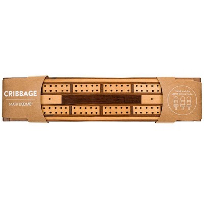 Matr Boomie Wood Cribbage Game - Handmade