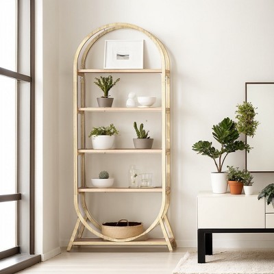 Hommoo 70.8" Tall 5-Tier Open Bookshelf