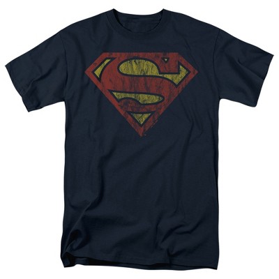 Men's Superman  Logo Vintage T-Shirt