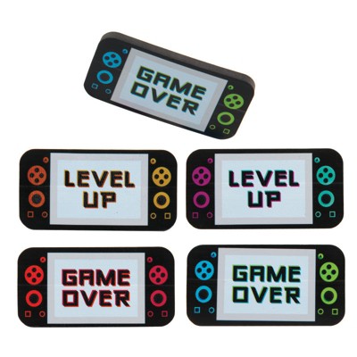 Geddes Handheld Game Glitch Erasers - 24 per bag