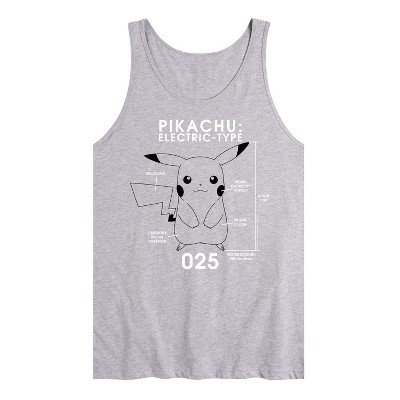 Men's - Pokémon - Pikachu Electric-Type Graphic Tank Top
