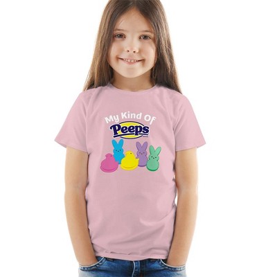 Easter My Kind Of Peeps Kids T Shirt for Toddlers, Pink