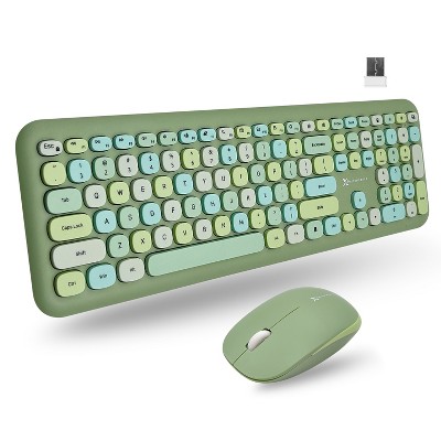 X9 Performance 110-Key Wireless RF Colorful Keyboard and Mouse Combo for PC