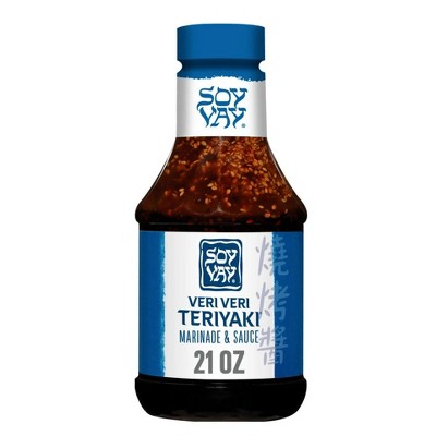 Soy Vay Veri Veri Teriyaki Marinade and Sauce, 21 fl oz (Pack of 4)