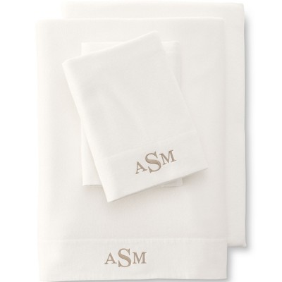 Lands' End Comfy Super Soft Cotton Flannel Bed Sheet Set - 5oz