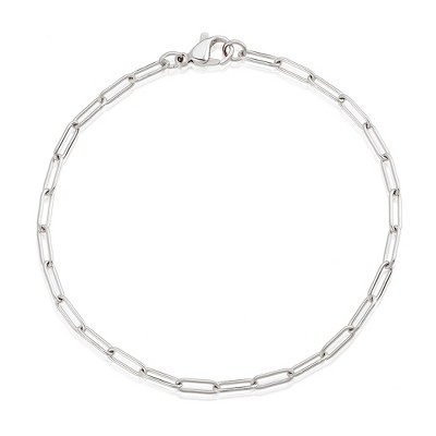 ELYA Women's Mini 3mm Paperclip Bracelet - 8.5"