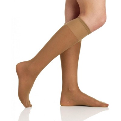 Berkshire 3 Pair Pack Sheer Support Knee High with Sandalfoot Toe - 6526