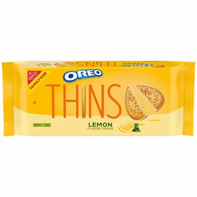 Oreo Thins Lemon Cookies Family Size - 11.78oz