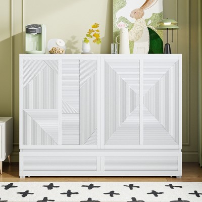 Full Size Murphy Bed with Large Drawer and USB Ports