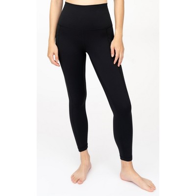 90 Degree By Reflex Womens Wonderlink Tribeca Elastic Free Super High Waist Side Pocket Ankle Legging