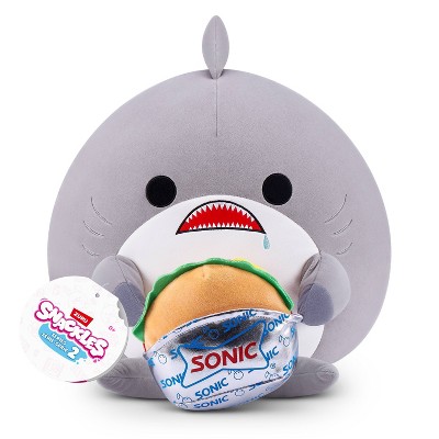 Snackles 8" Shark and Sonic Plush