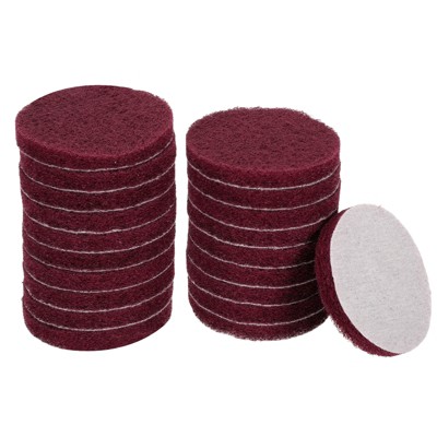 Unique Bargains Drill Power Brush Flexible Waterproof Cleaning Scouring Pads 20 Pcs