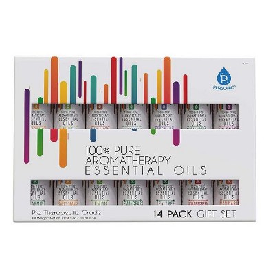 Pursonic 14 Pack of 100% Pure Essential Aromatherapy Oils Special Edition