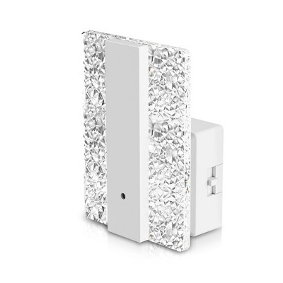 DORESshop Modern LED Night Lights Plug Into Wall-Dimmable with Dusk-to-Dawn Sensor, Decorative for Bedroom and Hallway(1-Pack)