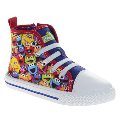Sesame Street Boys/Girls All Your Friends Hi-Top Sneakers (Toddlers)