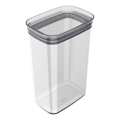 OU Airtight Food Storage Container 9.7cup, BPA Free Clear Plastic Food Storage Container with Leak Proof Lid, Stackable Kitchen Pantry Organizer