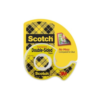 Scotch Double Sided Permanent Tape .75" x 300"