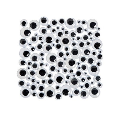 Fun Express Watch Them Wiggle Eyes Black Craft Supplies 500 Pieces