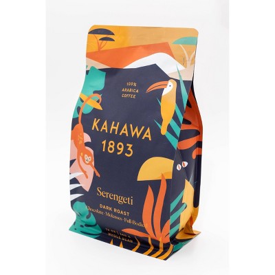 Kahawa 1893 Serengeti Dark Roast Coffee - 12oz