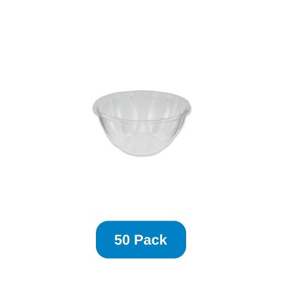 Inno-Pak 32 oz Salad Bowl RPET Clear - Pack of 50