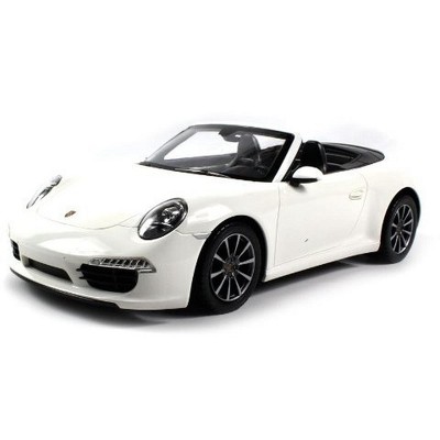 JuzToys Remote Control Car, 1:12 RC Car Porche 911 Carrera S Cabriolet (White)
