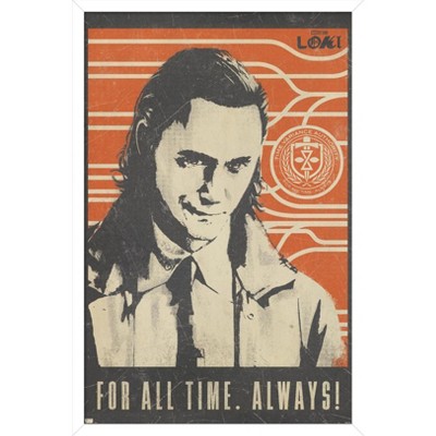 Trends International Marvel Loki - For All Time Framed Wall Poster Prints