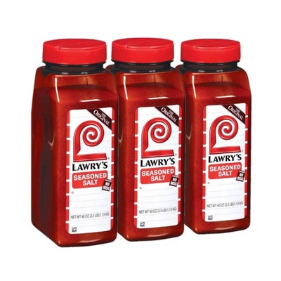 Lawry's Seasoned Salt, 40 oz (Pack of 3) (Restaurant Size)