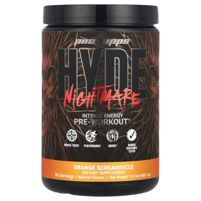 ProSupps HYDE® Nightmare, Intense Energy Pre-Workout, Orange Screamsicle, 15 oz (425.1 g)