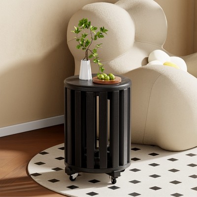 GDFStudio Romain Modern Wooden Stackable Stools (Set of 4)