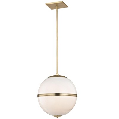 Crystorama Lighting Truax 3 - Light Pendant in  Aged Brass