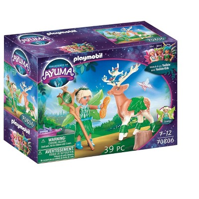 Playmobil Adventures of Ayuma Forest Fairy with Soul Animal 70806 Playset 39pc