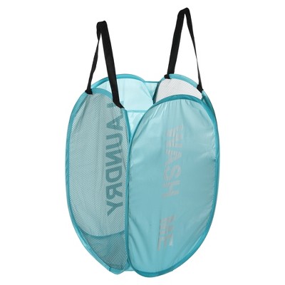 Unique Bargains Folding Mesh Laundry Basket 19.81 Gallon 1 Pc