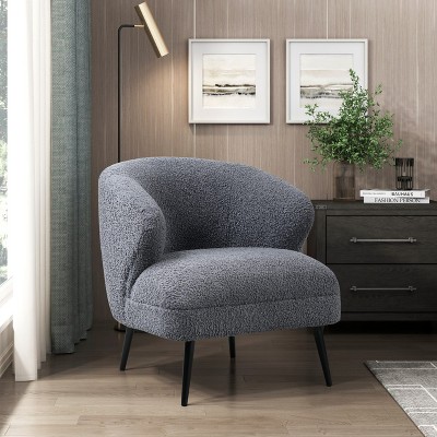 NicBex Modern Accent Chair with High-Density Foam Seat Cushions Living Room Chairs Comfy Chair Lounge Chair for Reading Room, Bedroom