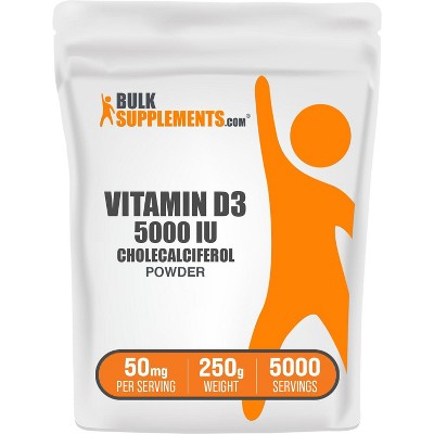 BulkSupplements Vitamin D3 (Cholecalciferol) Powder