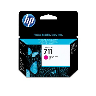 HP 711 29-ml Yellow DesignJet Ink Cartridge, CZ132A