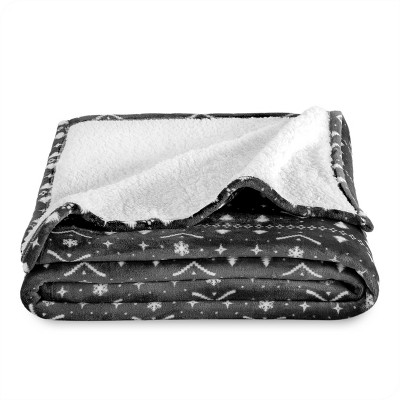Faux Shearling Fleece Blanket by Bare Home