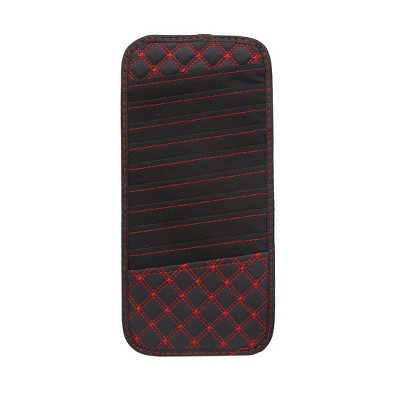 Unique Bargains Car Interior Sun Visor CD DVD Case Wallet Storage Holder Organizer Black 10 Disc